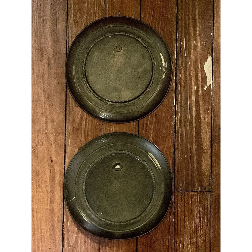 Vintage Peerage England Brass Ballet Wall Hangings Plaque Pair Coquette Decor